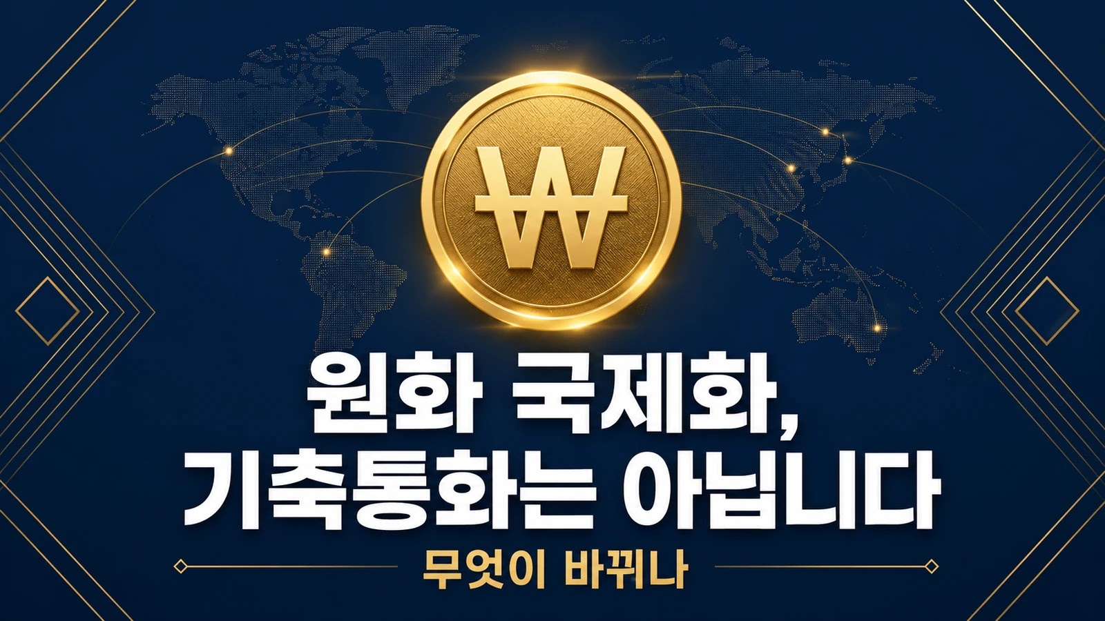 원화 국제화 로드맵 핵심 정리
