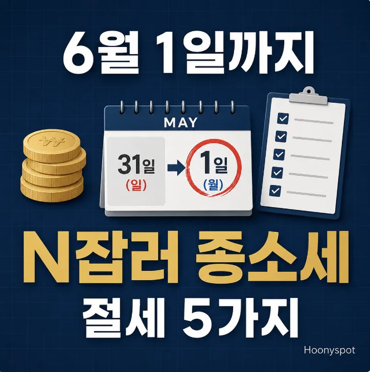 종합소득세 N잡러 환급 148만원, 6월 1일 마감