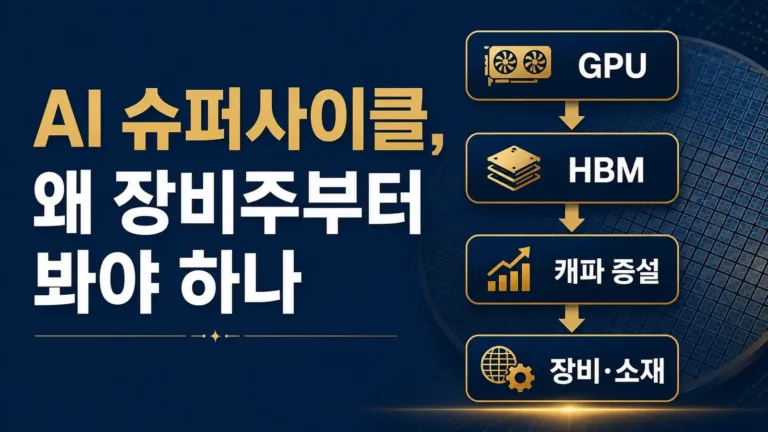 AI 슈퍼사이클 1편 , 왜 장비주부터 봐야 하나