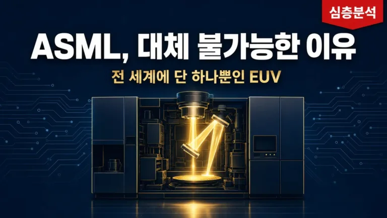 ASML만 만드는 EUV, 대체 회사가 없는 이유