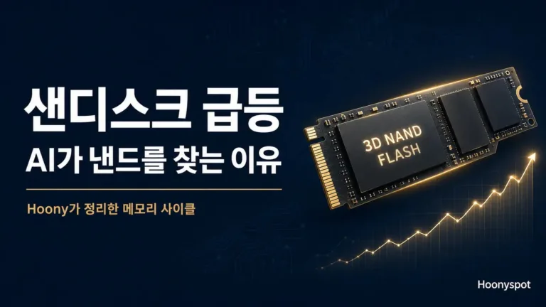 샌디스크 급등, AI가 낸드를 찾는 진짜 이유