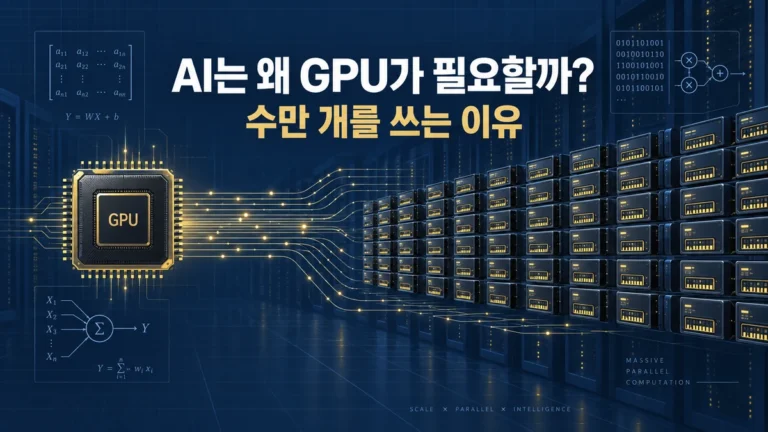 AI는 왜 GPU가 필요할까? 수만 개를 쓰는 이유