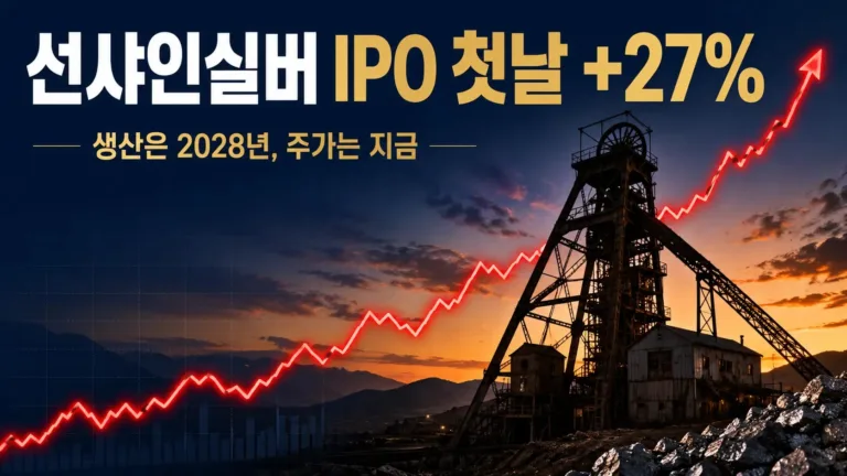 [버블인가 사이클인가 ①] 선샤인실버 IPO, 첫날 27% 뛴 이유