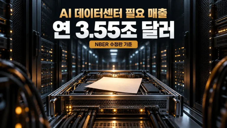 AI가 매년 3.7조 달러를 벌어야 한다? 필요 매출 3.55조 달러의 진짜 의미