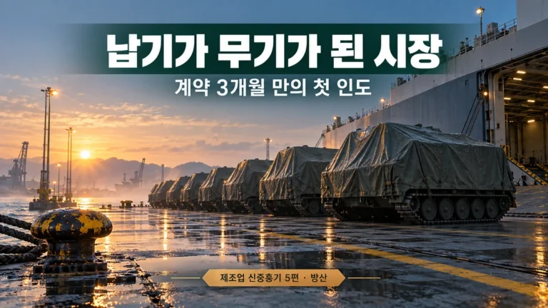 K-방산 납기 3개월 대 33개월, 수주잔고는 매출의 몇 배인가(한국제조업)