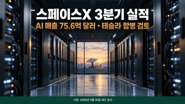 스페이스X 3분기 실적과 테슬라 합병 논의: 숫자로 본 SPCX 체크포인트